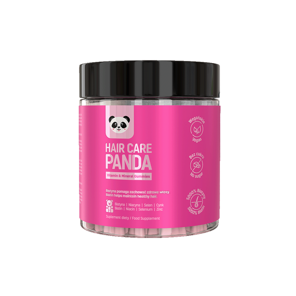 Hair Care Panda Vitamin & Mineral Gummies 300g – Sugar-Free Vegan Hair Supplement #Size_300g