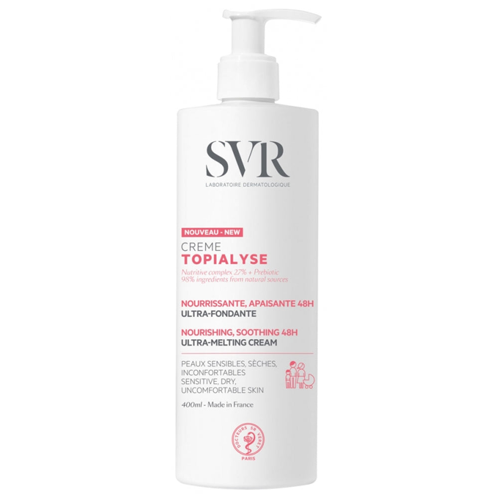 SVR Topialyse Cream Nourishing Soothing 48h 400ml lotions & moisturizers