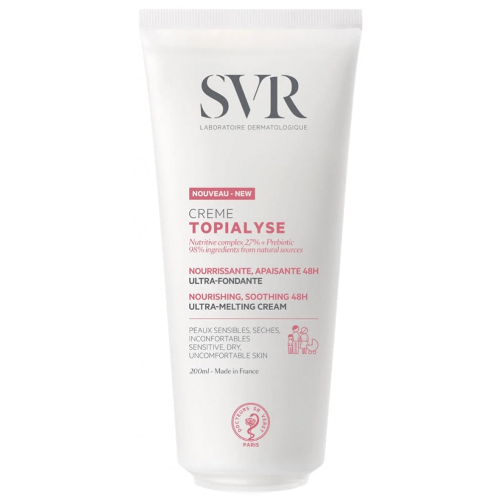 SVR Topialyse Cream Nourishing Soothing 48h 200ml lotions & moisturizers