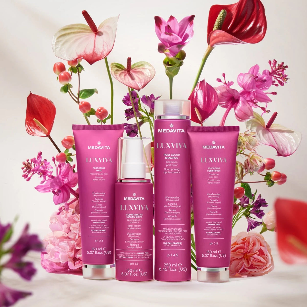 Medavita Luxviva Color Fixative Sealing Spray 150ml lifestyle